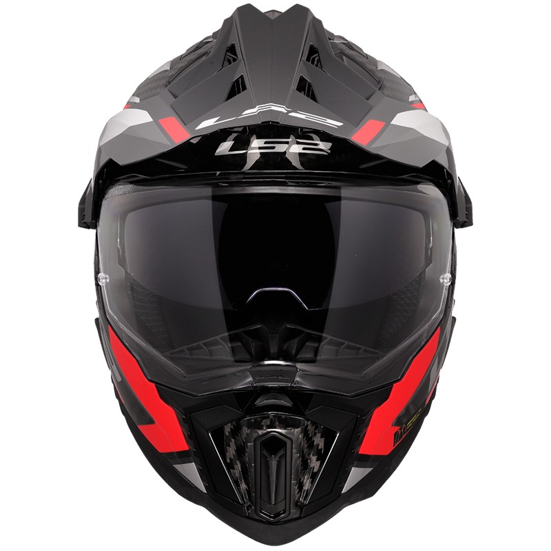 CASCO LS2 EXPLORER CARBON FRONTIER II RED