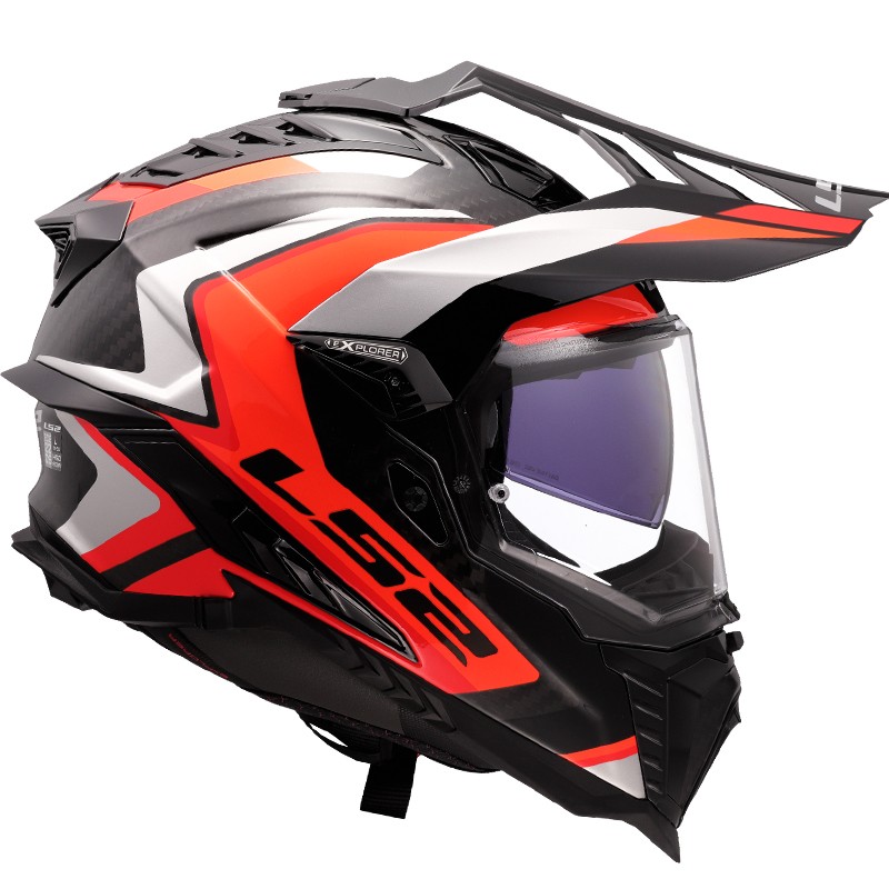 CASCO LS2 EXPLORER CARBON FRONTIER II ORANGE
