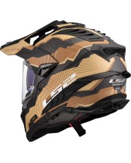 CASCO LS2 EXPLORER CARBON TRICK BROWN SAND