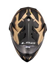 CASCO LS2 EXPLORER CARBON TRICK BROWN SAND