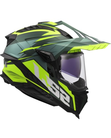 CASCO LS2 EXPLORER SPIRE GREEN/H-V YELLOW