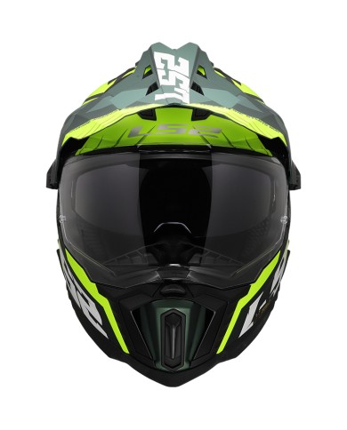 CASCO LS2 EXPLORER SPIRE GREEN/H-V YELLOW