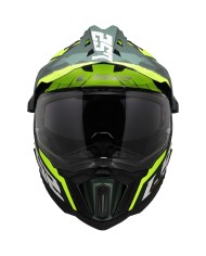CASCO LS2 EXPLORER SPIRE GREEN/H-V YELLOW