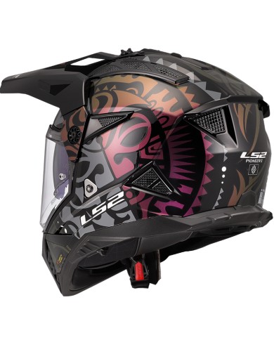 CASCO LS2 PIONEER II RANGI BLACK
