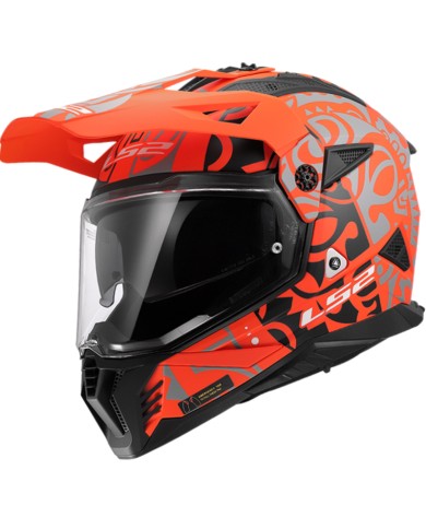 CASCO LS2 PIONEER II RANGI ORANGE