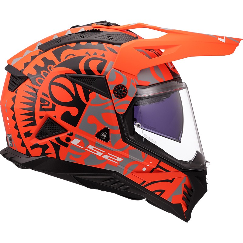 CASCO LS2 PIONEER II RANGI ORANGE