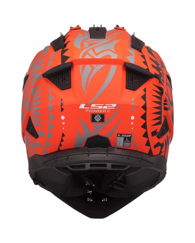 CASCO LS2 PIONEER II RANGI ORANGE