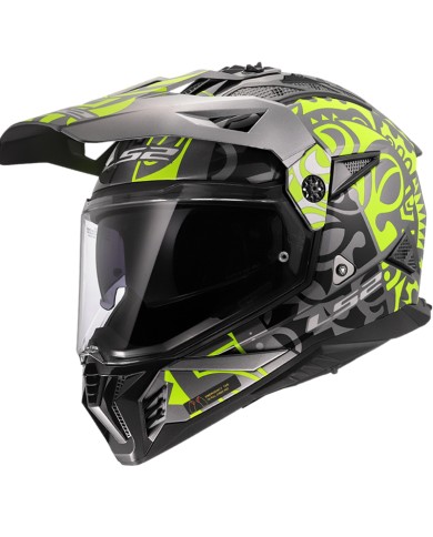 CASCO LS2 PIONEER II RANGI H-V YELLOW