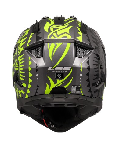 CASCO LS2 PIONEER II RANGI H-V YELLOW