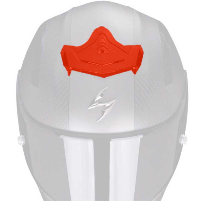 CONJUNTO VENTILACION CASCO SCORPION EXO-R1 AIR ROJO FLUOR