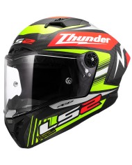 CASCO LS2 THUNDER CARBON GP AERO REPLICA BLACK