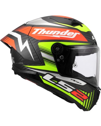 CASCO LS2 THUNDER CARBON GP AERO REPLICA BLACK