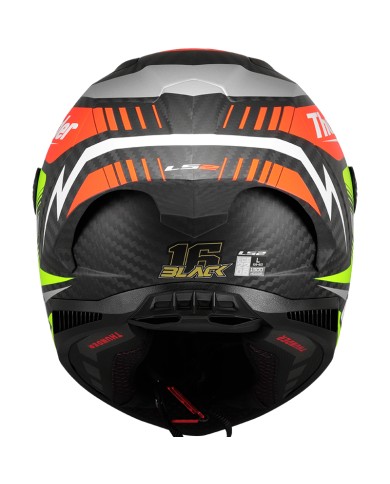 CASCO LS2 THUNDER CARBON GP AERO REPLICA BLACK
