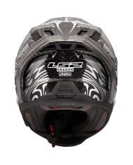 CASCO LS2 DRAGON ENTHUM CARBONO SILVER