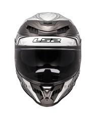 CASCO LS2 DRAGON ENTHUM CARBONO SILVER