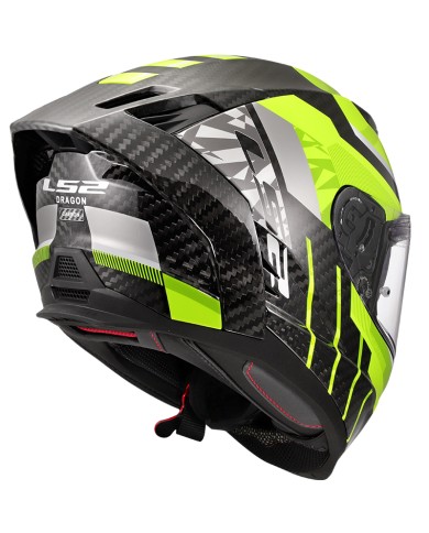 CASCO LS2 DRAGON TRAX CARBONO H-V YELLOW