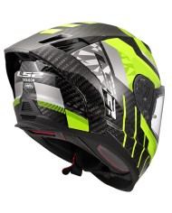 CASCO LS2 DRAGON TRAX CARBONO H-V YELLOW