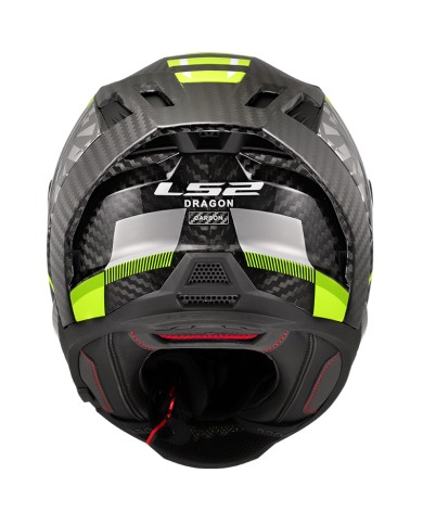 CASCO LS2 DRAGON TRAX CARBONO H-V YELLOW