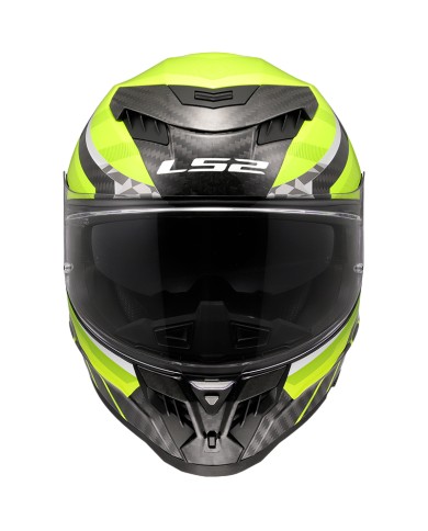 CASCO LS2 DRAGON TRAX CARBONO H-V YELLOW