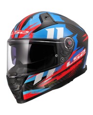 CASCO LS2 VECTOR II CARBON TANTIC RED/BLUE