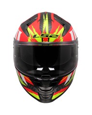 CASCO LS2 VECTOR II CARBON TANTIC RED/H-V YELLOW