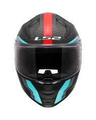 CASCO LS2 VECTOR II CARBON GRID RED/CYAN