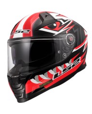 CASCO LS2 VECTOR II BUNTRI BLACK/RED