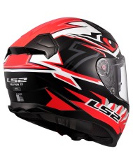 CASCO LS2 VECTOR II BUNTRI BLACK/RED