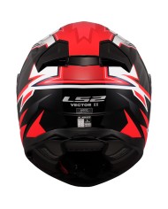 CASCO LS2 VECTOR II BUNTRI BLACK/RED