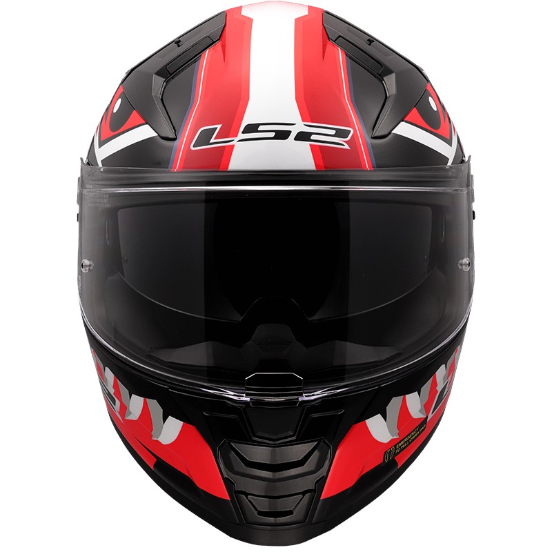 CASCO LS2 VECTOR II BUNTRI BLACK/RED