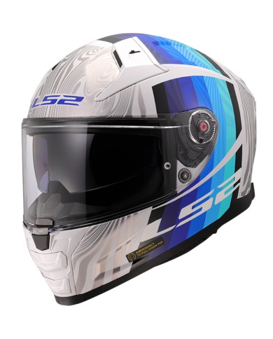 CASCO LS2 VECTOR II FREEDOM WHITE/SILVER