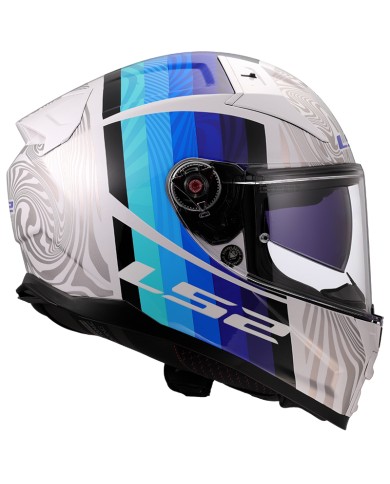CASCO LS2 VECTOR II FREEDOM WHITE/SILVER