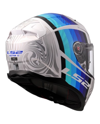CASCO LS2 VECTOR II FREEDOM WHITE/SILVER