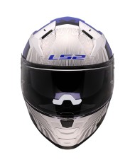 CASCO LS2 VECTOR II FREEDOM WHITE/SILVER
