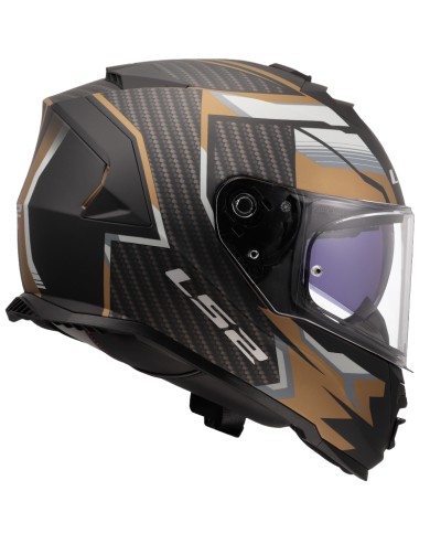 CASCO LS2 STORM II TRACKER BLACK/GOLD