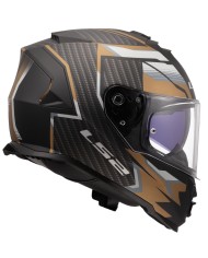 CASCO LS2 STORM II TRACKER BLACK/GOLD
