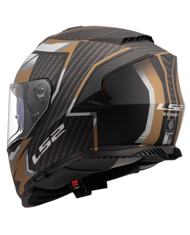 CASCO LS2 STORM II TRACKER BLACK/GOLD