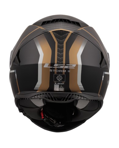 CASCO LS2 STORM II TRACKER BLACK/GOLD