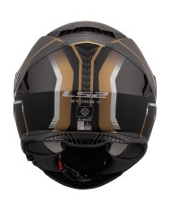 CASCO LS2 STORM II TRACKER BLACK/GOLD