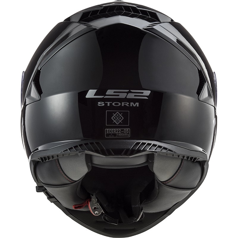 CASCO LS2 STORM II NEGRO BRILLO