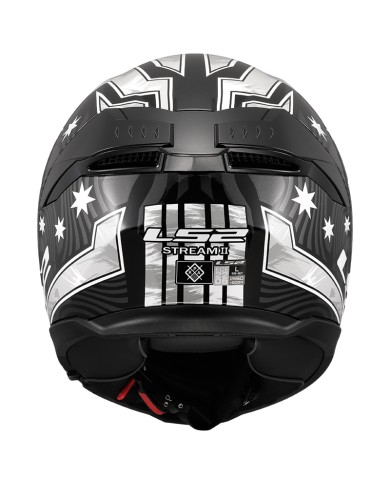 CASCO LS2 STREAM II GALDAM BLACK/WHITE