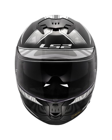 CASCO LS2 STREAM II GALDAM BLACK/WHITE