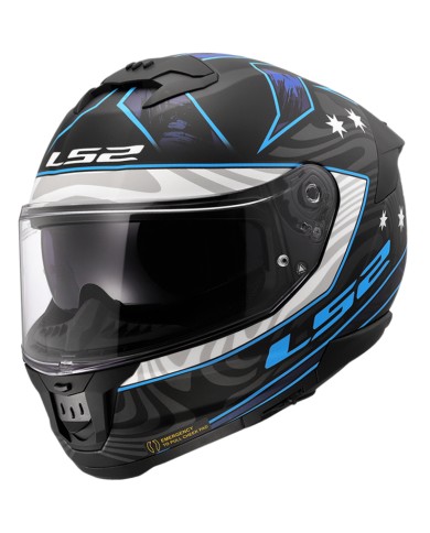 CASCO LS2 STREAM II GALDAM BLACK/BLUE