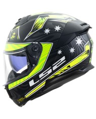 CASCO LS2 STREAM II GALDAM BLACK/H-V YELLOW