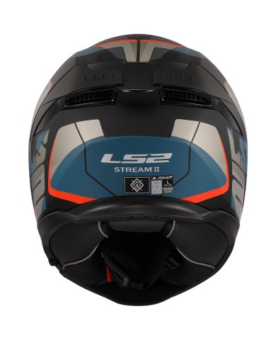 CASCO LS2 STREAM II ROAD MATT BLACK/BLUE