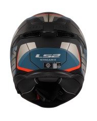 CASCO LS2 STREAM II ROAD MATT BLACK/BLUE