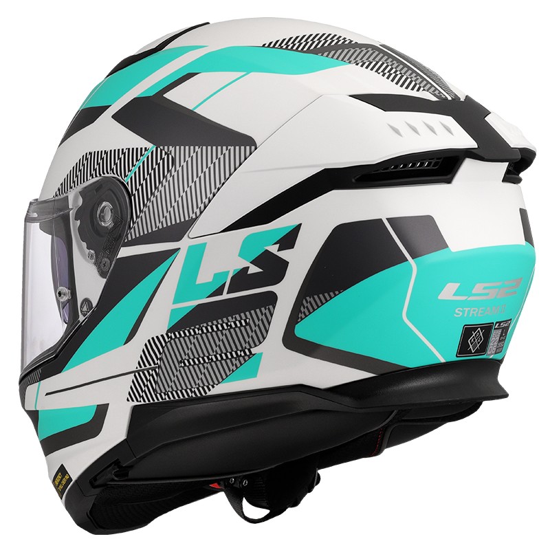 CASCO LS2 STREAM II ROAD CYAN LIGHT/GREY