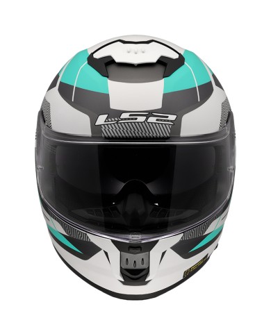 CASCO LS2 STREAM II ROAD CYAN LIGHT/GREY