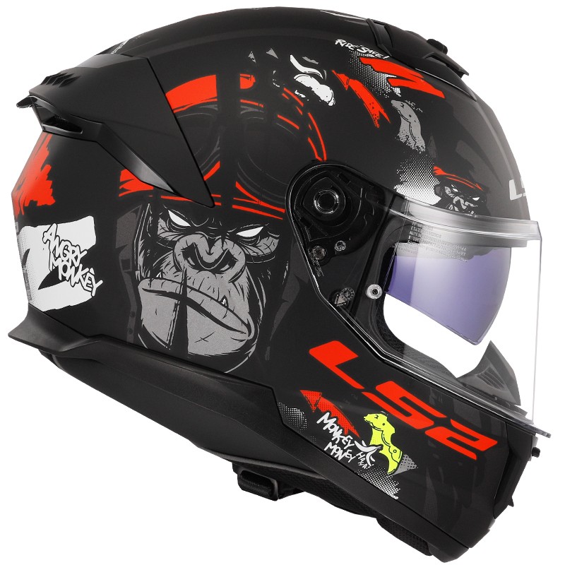 CASCO LS2 STREAM II ANGRY MONKEY