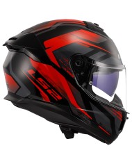 CASCO LS2 STREAM II FURY BLACK/RED